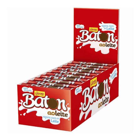 BATON DP CHOCOLATE AO LEITE GAROTO (30X16G)